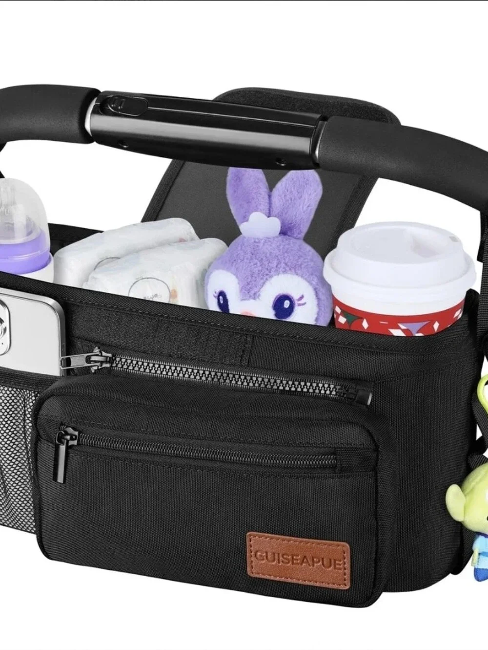 Black Stroller/walker Organizer Caddy